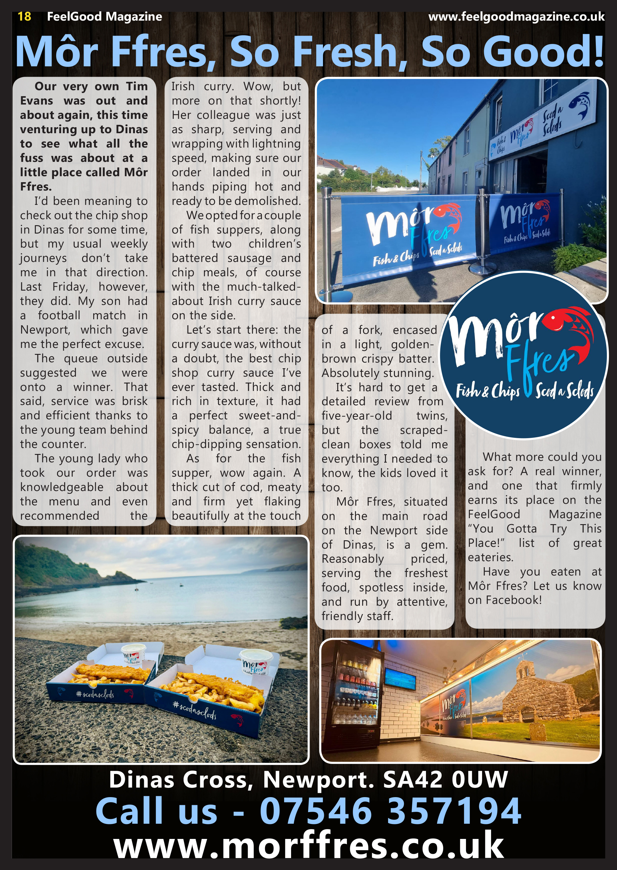 Môr Ffres, So Fresh, So Good!
