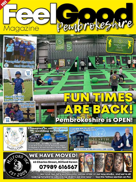Fun times are back! Pembrokeshire is open!